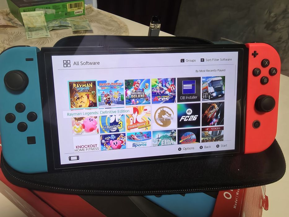 Nintendo Switch OLED modat - card SD 1TB - Android