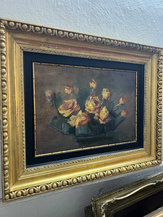 Tablou vechi,pictura in ulei!