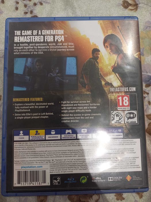 The last of us 1 за ps4
