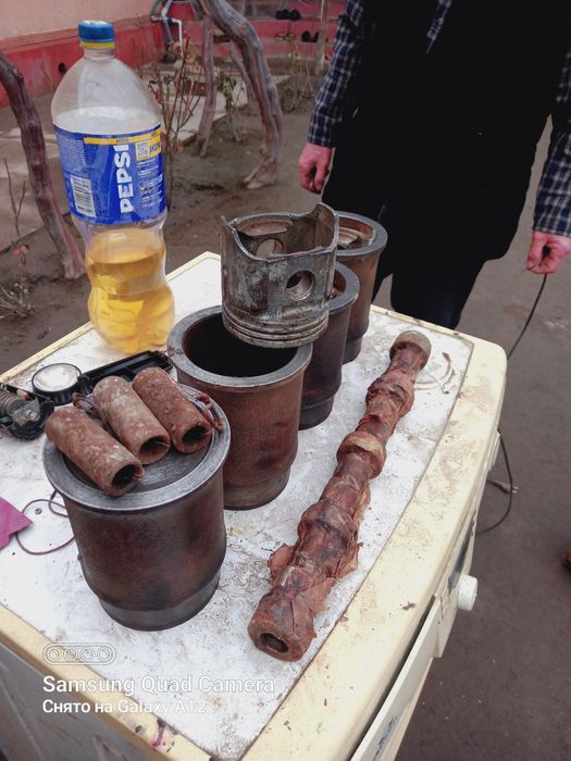 Газ 2410 гилза поршн сотилади