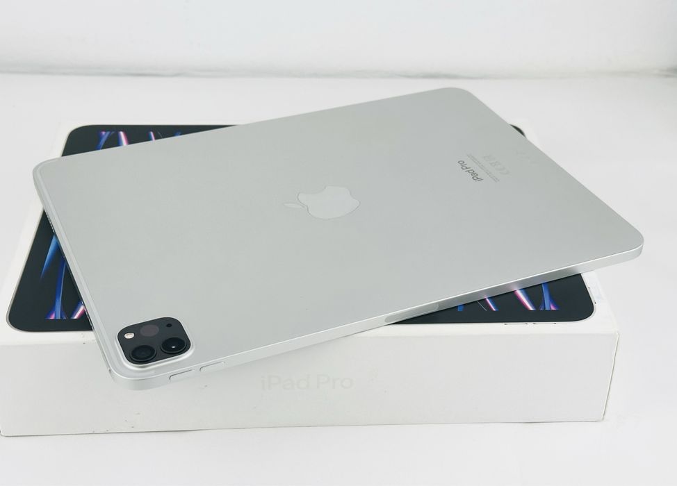 Apple iPad Pro 11 M2 4th Gen WiFi 128GB Silver Перфектен! Гаранция!