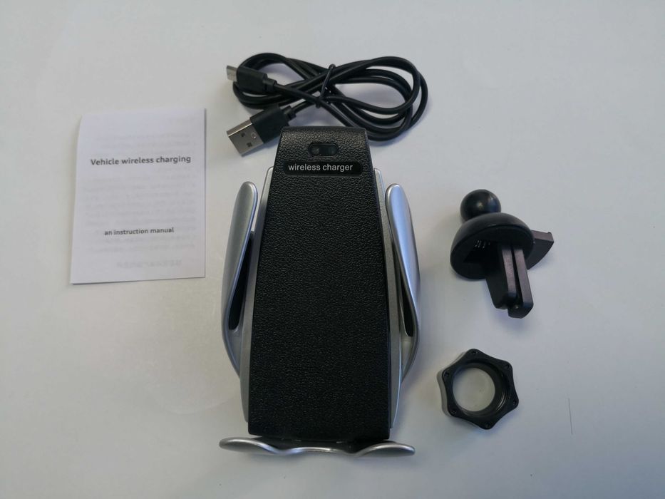Suport telefon auto cu incarcare wireless