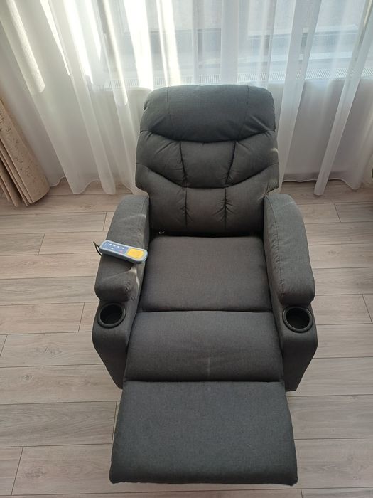 Fotoliu de masaj electric , gri