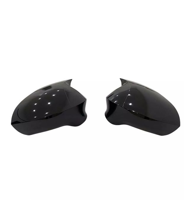 Capace oglinzi Seat Leon 2 MK2 Ibiza 4 MK4 model Batman negru lucios