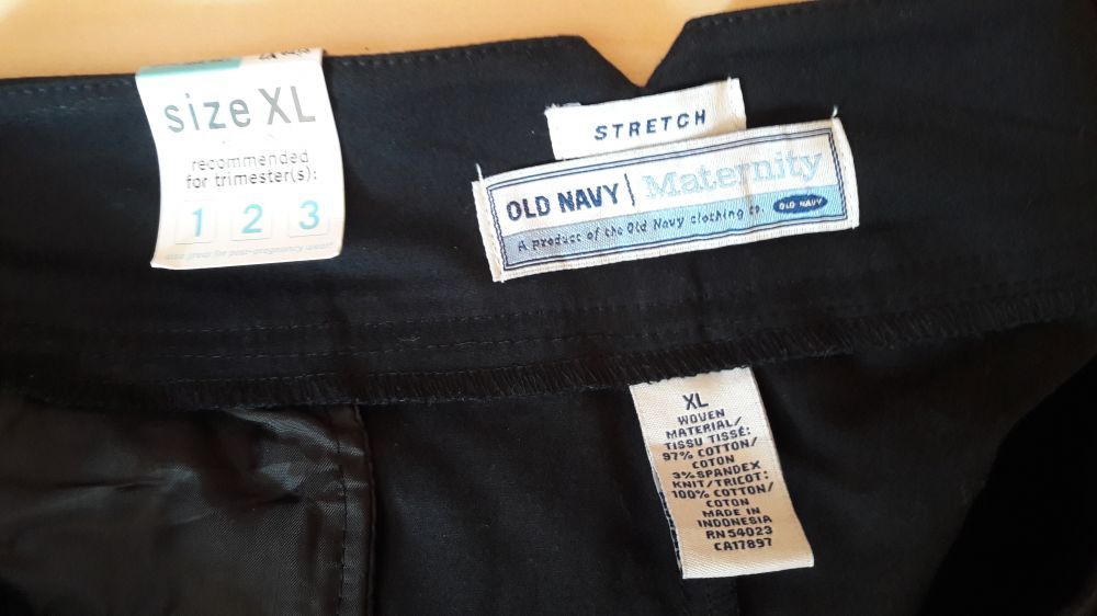 Pantaloni lungi gravida, Old Navy, XL, NOI