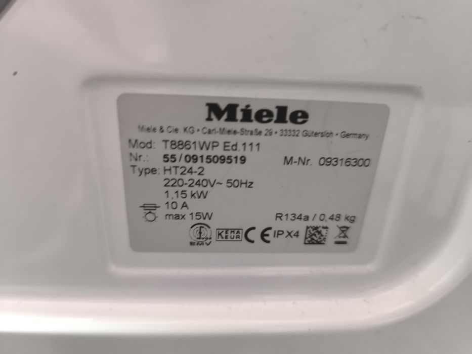 Сушилня Miele - 8кг. термопомпа клас А+++