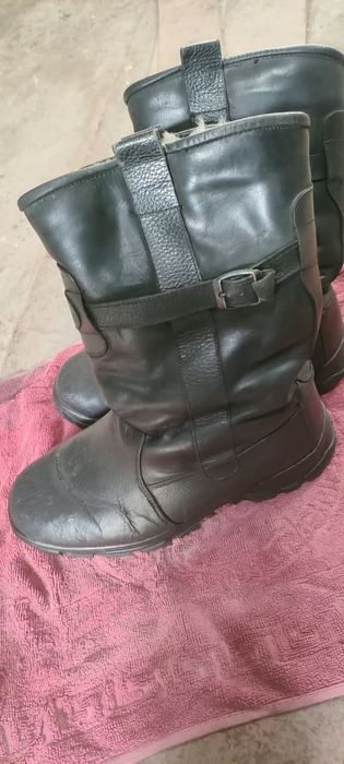 Сапоги мужские кожанные