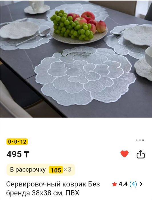 Сервировочные коврики