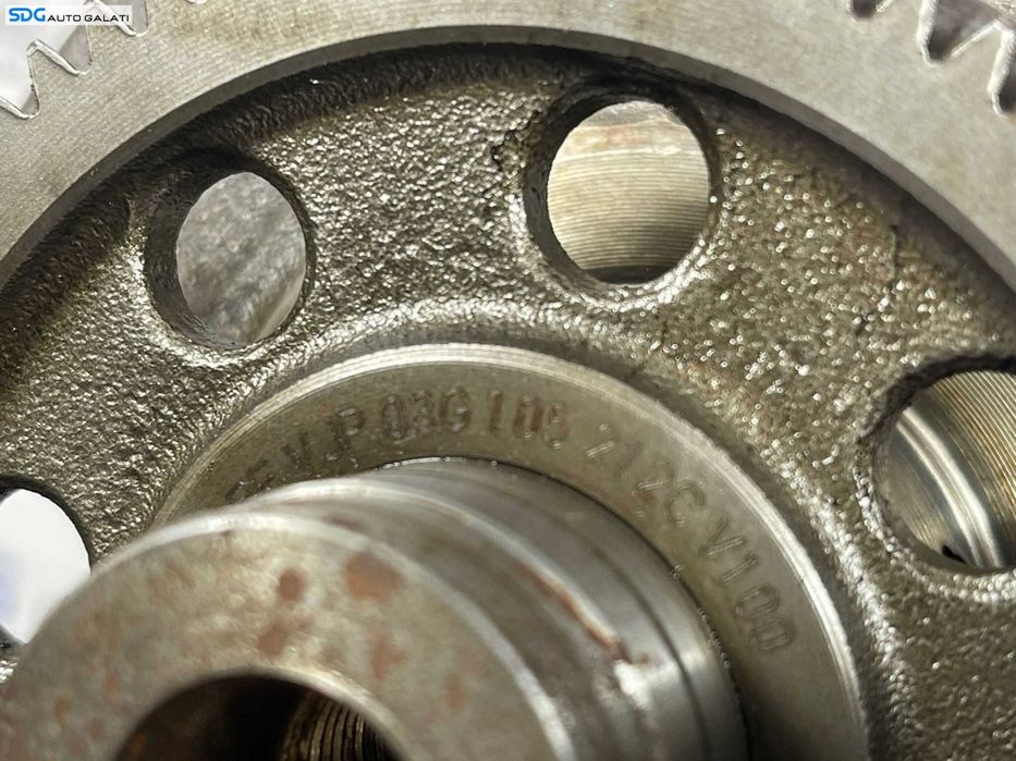 Pinion Fulie Roata Dintata Vibrochen Arbore Cotit Volkswagen Passat B6 2.0 TDI BVE BWV BMA BMP BKP BUZ BMR 2005 - 2010 Cod 03G105212C [B2975]