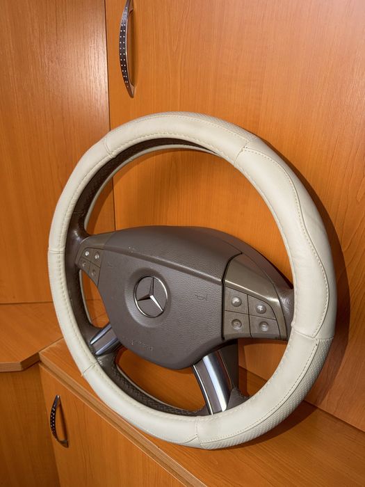 Volan Mercedes ML GL W164 X164 bej maro non facelift airbag si comenzi