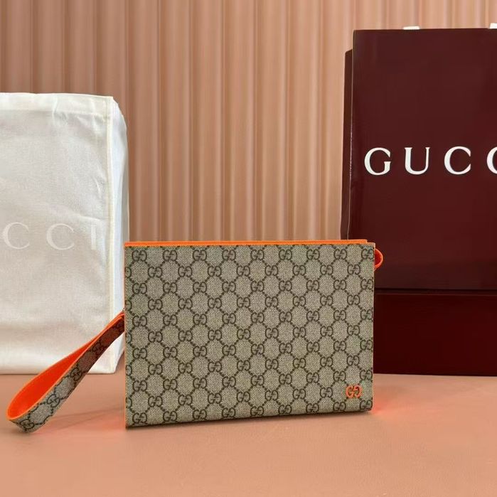 Чанта Gucci Grey Trim Pouch