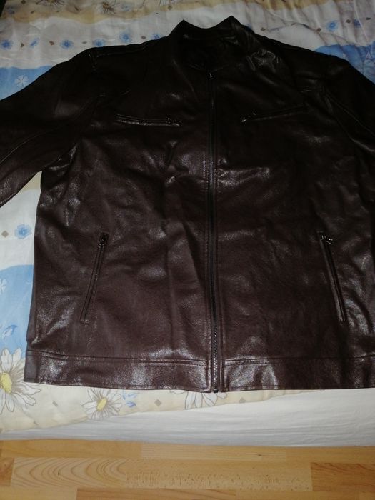 Мъжко кожено яке(изкуствена кожа) 3хл