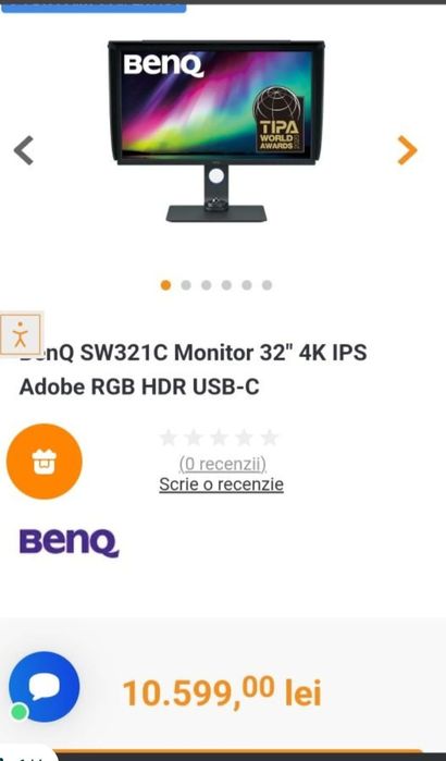 Monitor Benq SW321C  32"