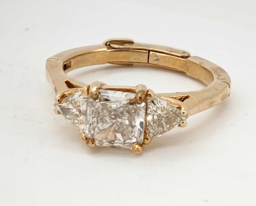 Inel logodna 14k diamante 2.05ct