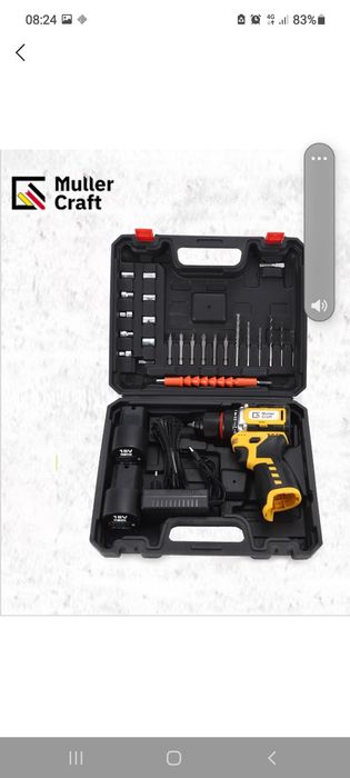 Шуруповерт. Янги, ишлаши зур