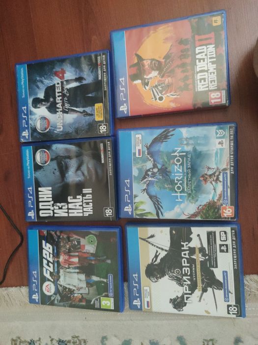 Диски Sony PlayStation 4, PS4