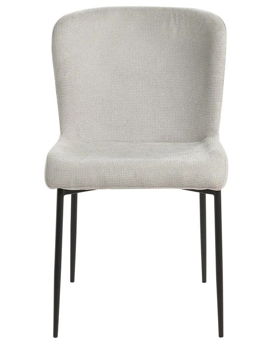 Set 2 scaune tapițate pentru dining, Beliani