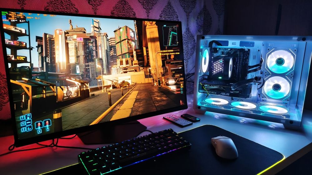 Мощный ПК (i5-12400F / RTX 5060 8GB / 32GB RAM / SSD 1TB) Монитор 240H