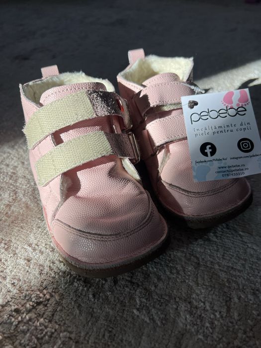 Ghetute toamna  din piele de vitel cu talpta foarte flexibila