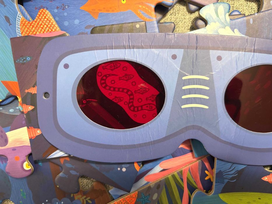 Puzzle secret cu ochelari - Oceanul