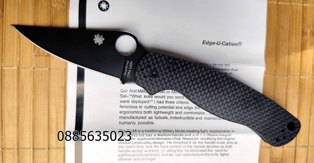 Spyderco Paramilitary 2 CARBON / Paramilitary 2 CARBON