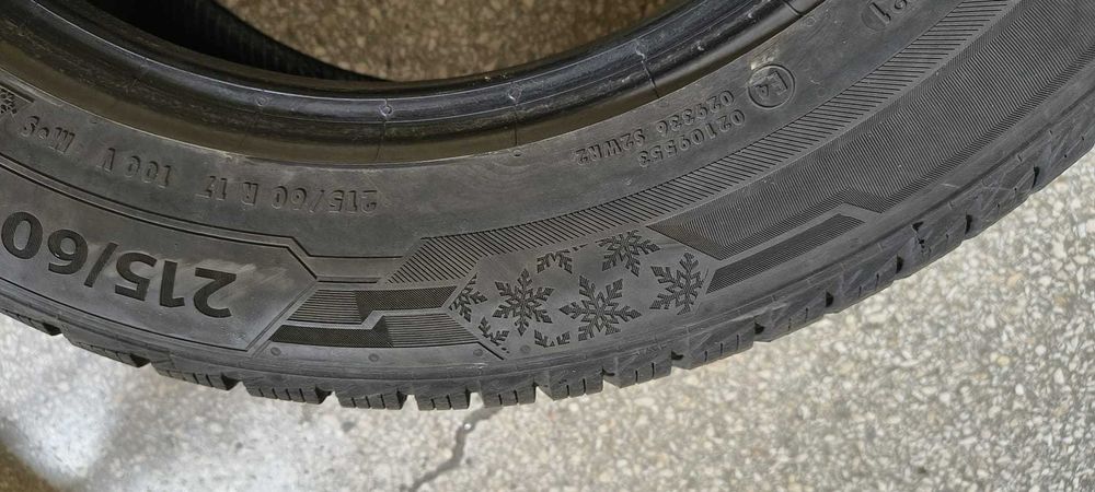 Vand anvelope de iarna Barum Polaris 215/60 R17 VXL M&S Radial Tubeless putin folosite