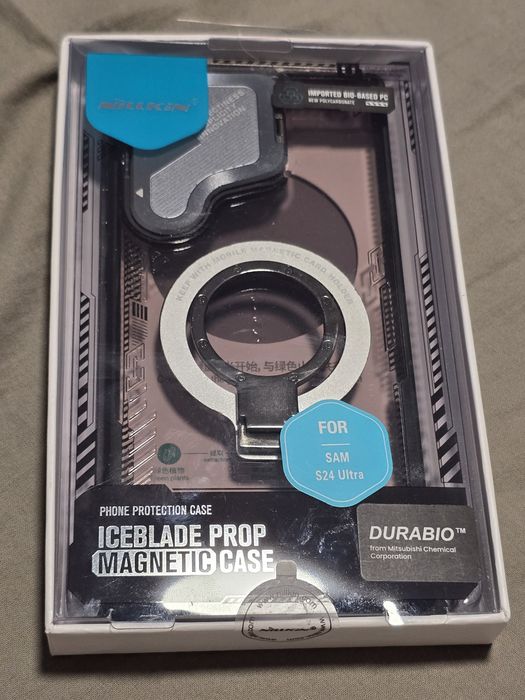 Husa Premium Samsung Galaxy S24 Ultra Nillkin Iceblade Black noua