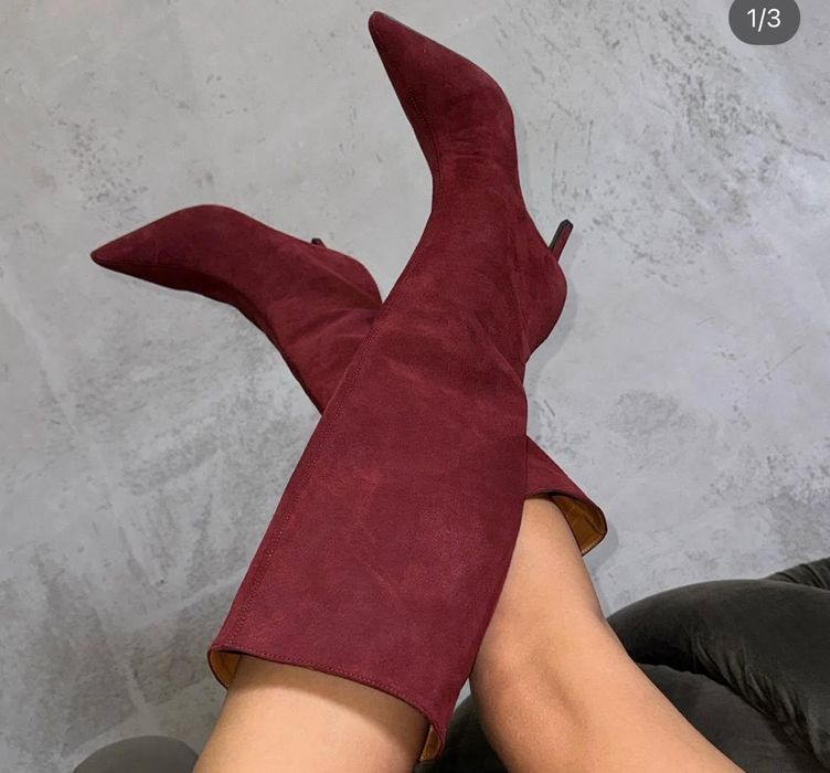 Продаю сапоги бордо