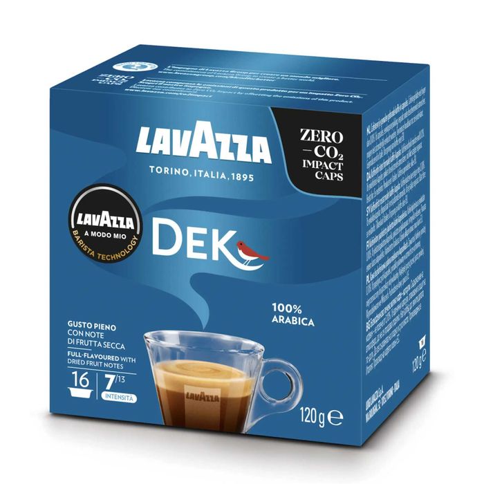 Лаваца Модо Мио Безкофеин кафе капсули Modo mio Dek