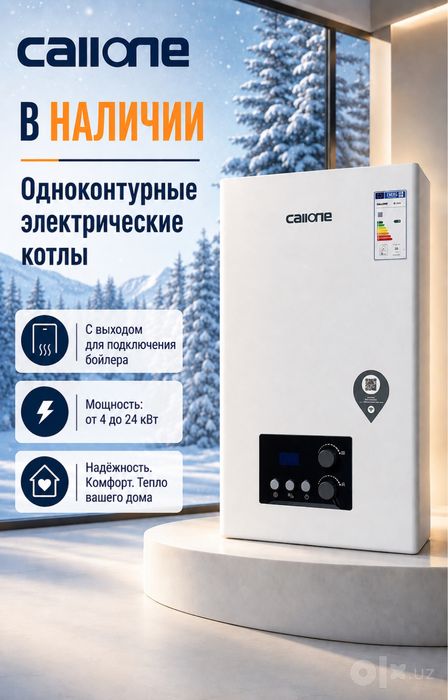 Настений одноконтурний Электрический катёл Callone