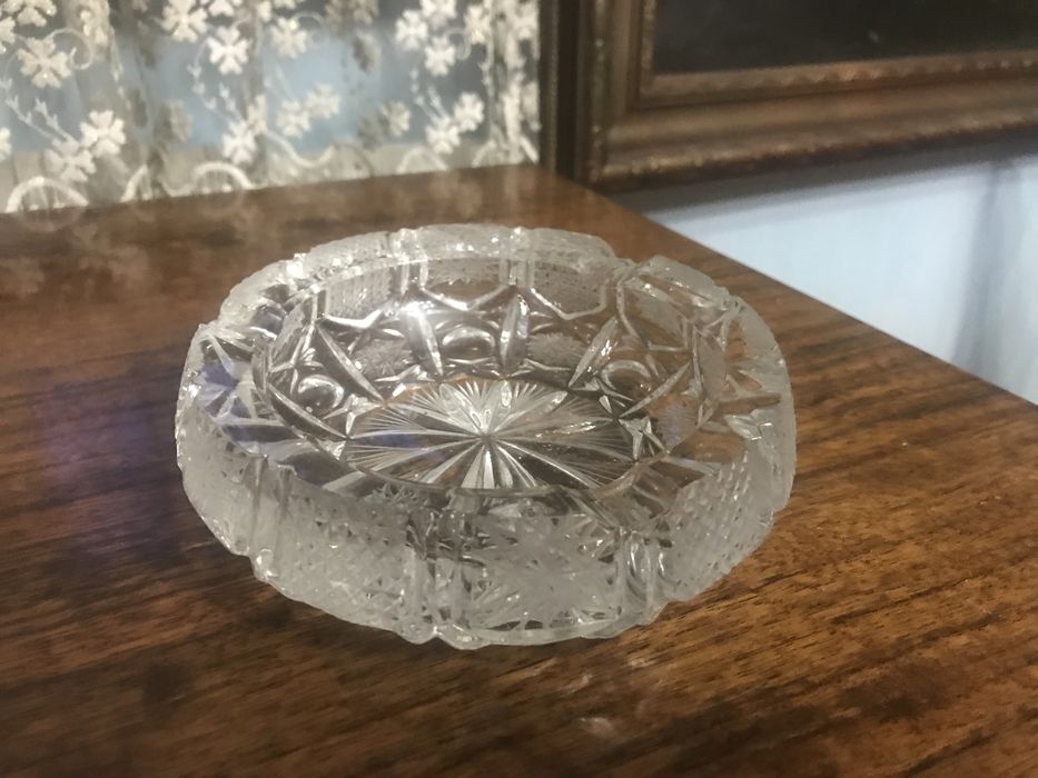 Пепельница хрустальная СССР ретро винтаж