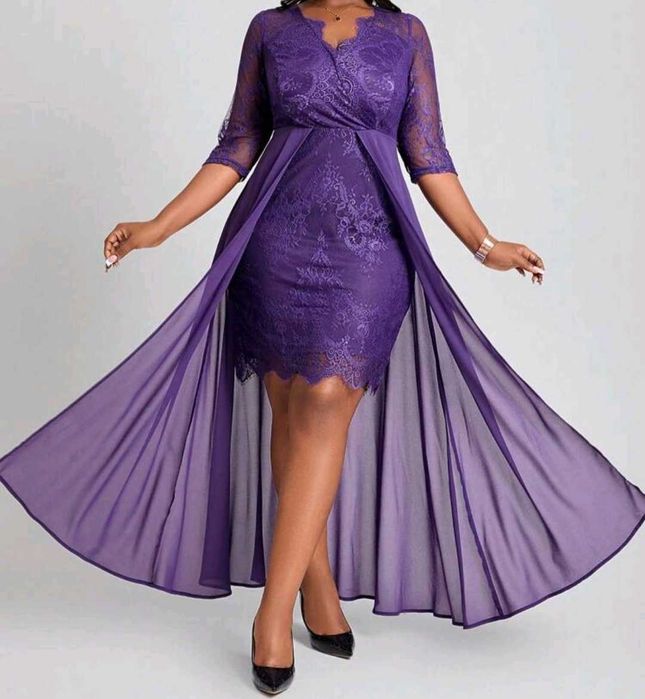 Елегантна рокля за повод за по-едри дами, р-р Хл