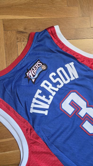 NBA Sixers ретро баскетболен потник на Allen Iverson