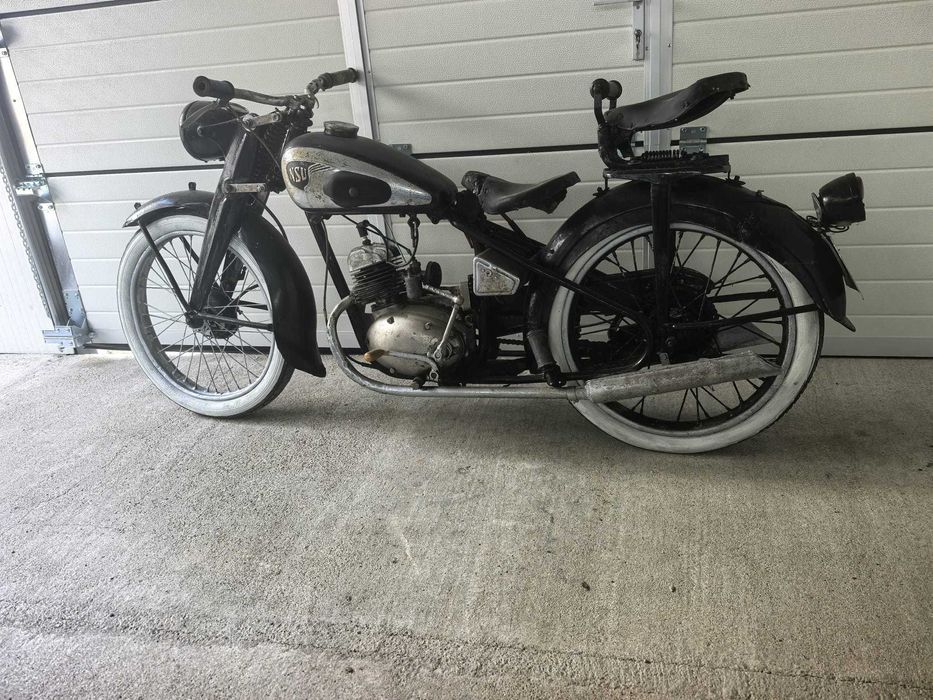 NSU 125 ZDB de epoca / colectie - motorul se invarte, proiect restaurare