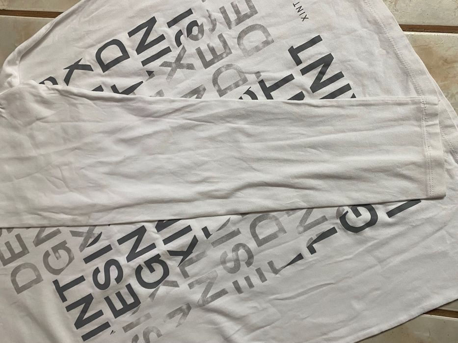 Мъжка Бяла Тениска с дълъг ръкав Design.