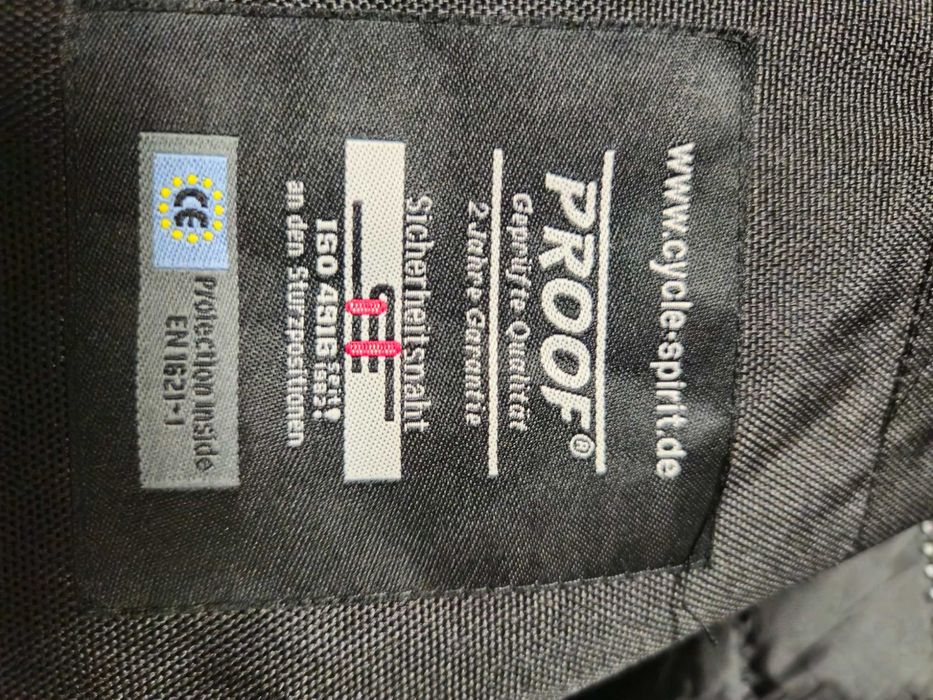 Текстилно мото яке  Cycle Spirit размер 36