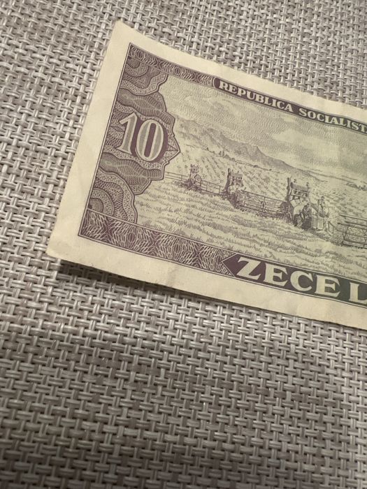 Bancnota zece lei rsr 1966