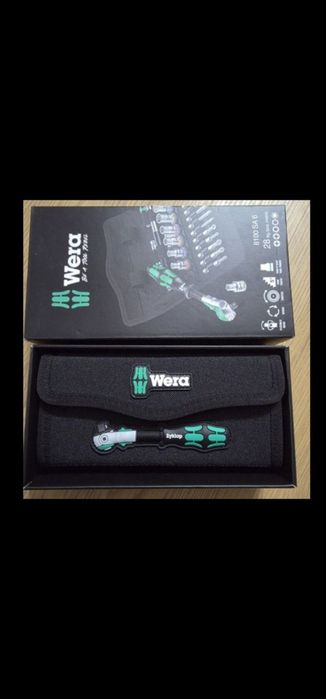 Set clichet cu tubulare si biti WERA 8100 SA 6