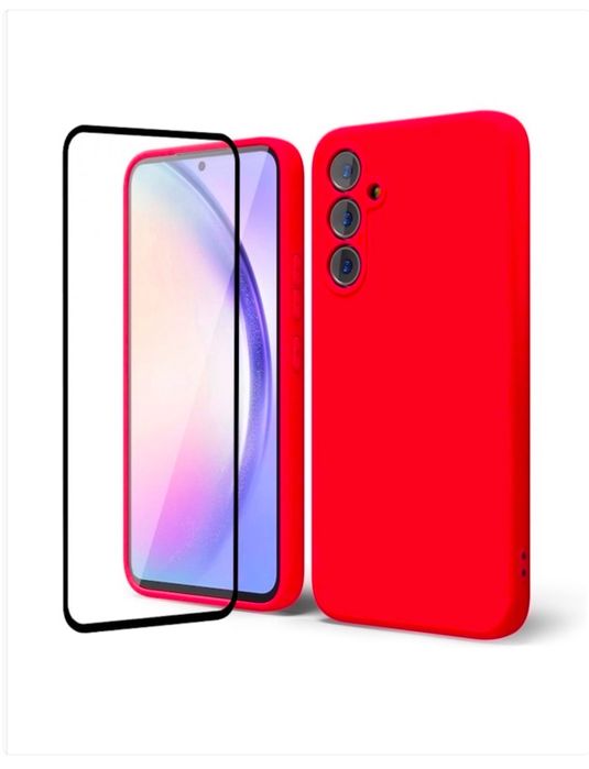 Samsung A17/A04S/A05S/A26/A36/A56 Husa X LEVEL Catifea + Folie Sticla