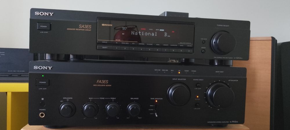 Amplificator Sony TA-FA 3 es și Tuner Sony ST-SA 3 es