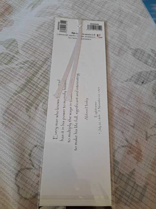 3D книгоразделител с послание, Authentic Bookmarks