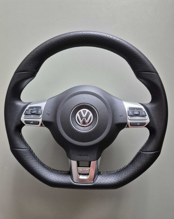 VW Scirocco скосен волан с еърбег + DSG пера/GTD/ GTI – Golf 5/6, Passat B6/B7, Caddy