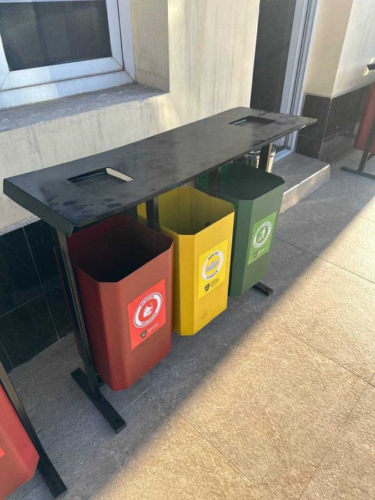 Урна для мусора уличная металлическая