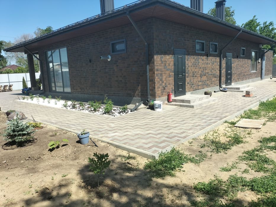 Укладка брусчатки