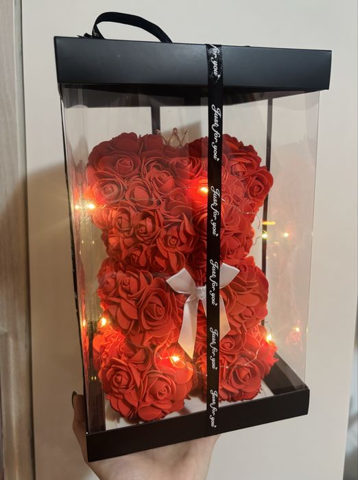 Ursulet din trandafiri din spuma