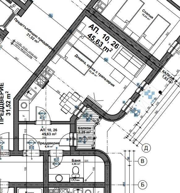 Продава се Едностаен апартамент в София, Зона Б-19 - 59 кв.м за 1038 €/кв.м - Снимка #2