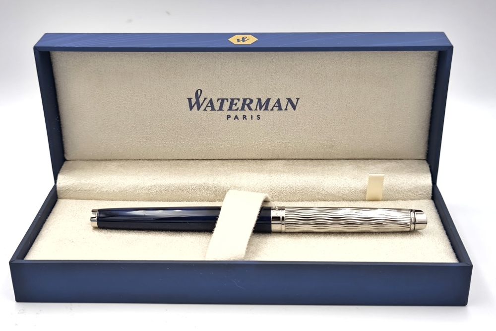 Stilou Deluxe Dark Blue Wave NPT, Hemisphere, penita M, Waterman