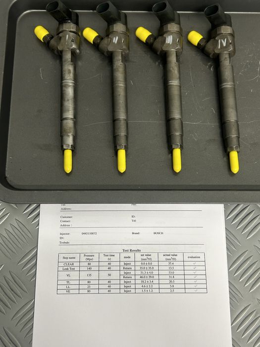 Дюзи за мерцедес 2,2cdi 2,7cdi w203/w163 sprinter Стендовани