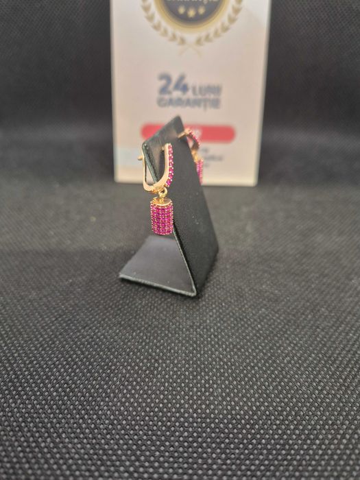 Cercei aur 14K 3.43g (49550.2 Ag11 Piata Nicolina) Garantie 2 ani!