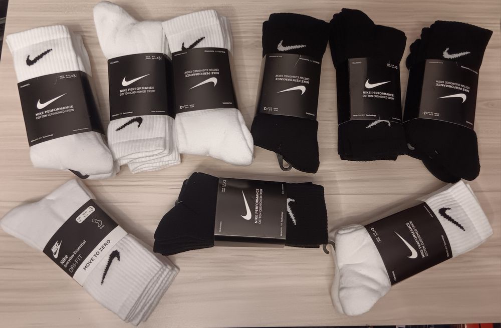 Nike чорапи Оригинални Бели и черни